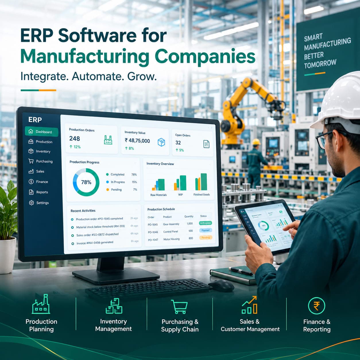 How ERP Software Helps Manufacturing Companies Streamline Operations How ERP Software Helps Manufacturing Companies Streamline Operations
